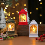 Christmas Lantern Wreath LED-Lit Warm Glow Indoor & Outdoor