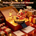 Christmas Lawn Decoration Solar-Powered LED Weather-Resistant