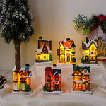 Christmas Light House Handcrafted Warm LED Indoor & Outdoor