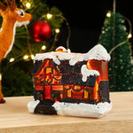 Christmas Light House Handcrafted Warm LED Indoor & Outdoor