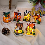 Christmas Light House Handcrafted Warm LED Indoor & Outdoor