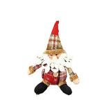 Christmas Moose Figure Soft Fabric & Faux Fur Antlers