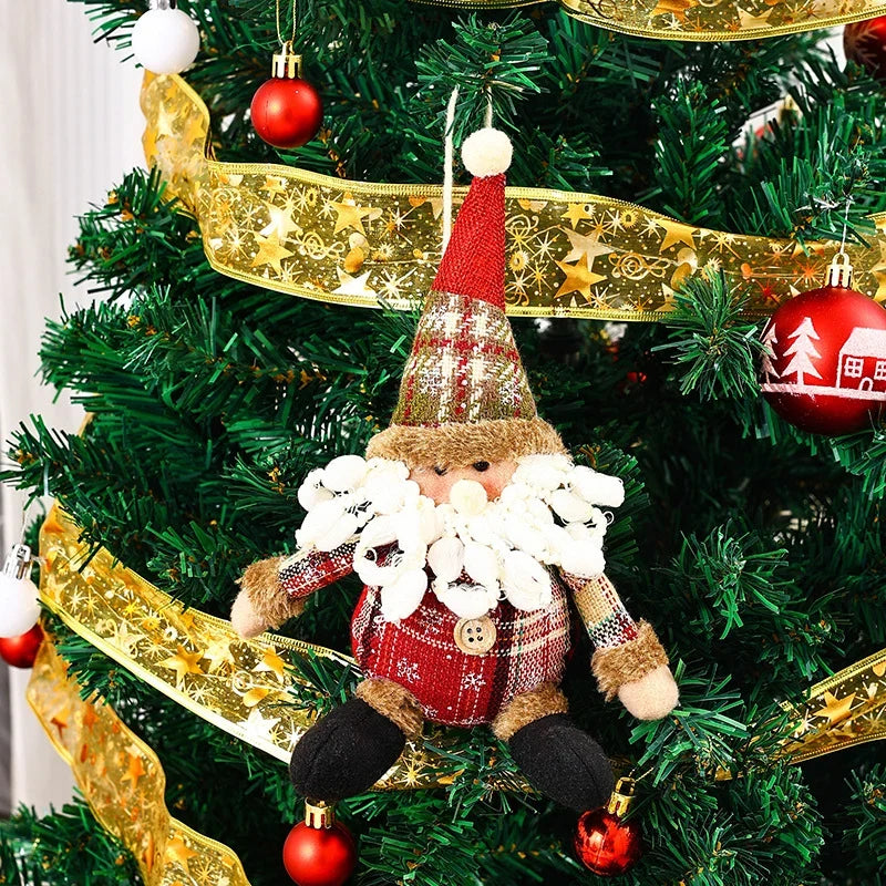 Christmas Moose Figure Soft Fabric & Faux Fur Antlers