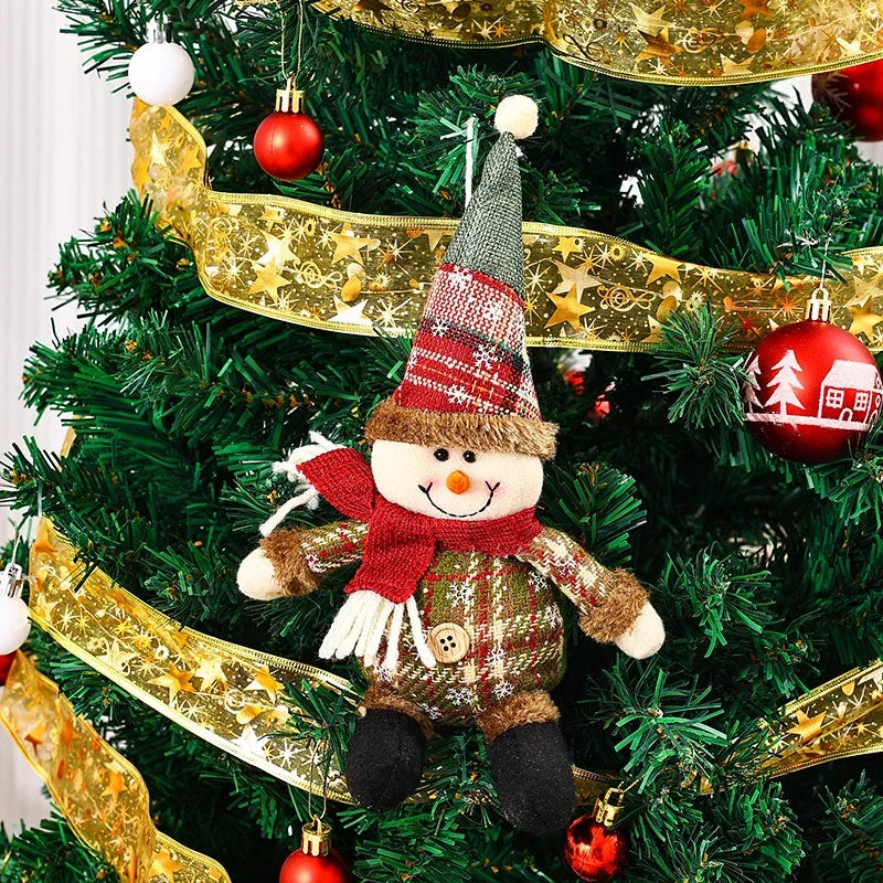 Christmas Moose Figure Soft Fabric & Faux Fur Antlers