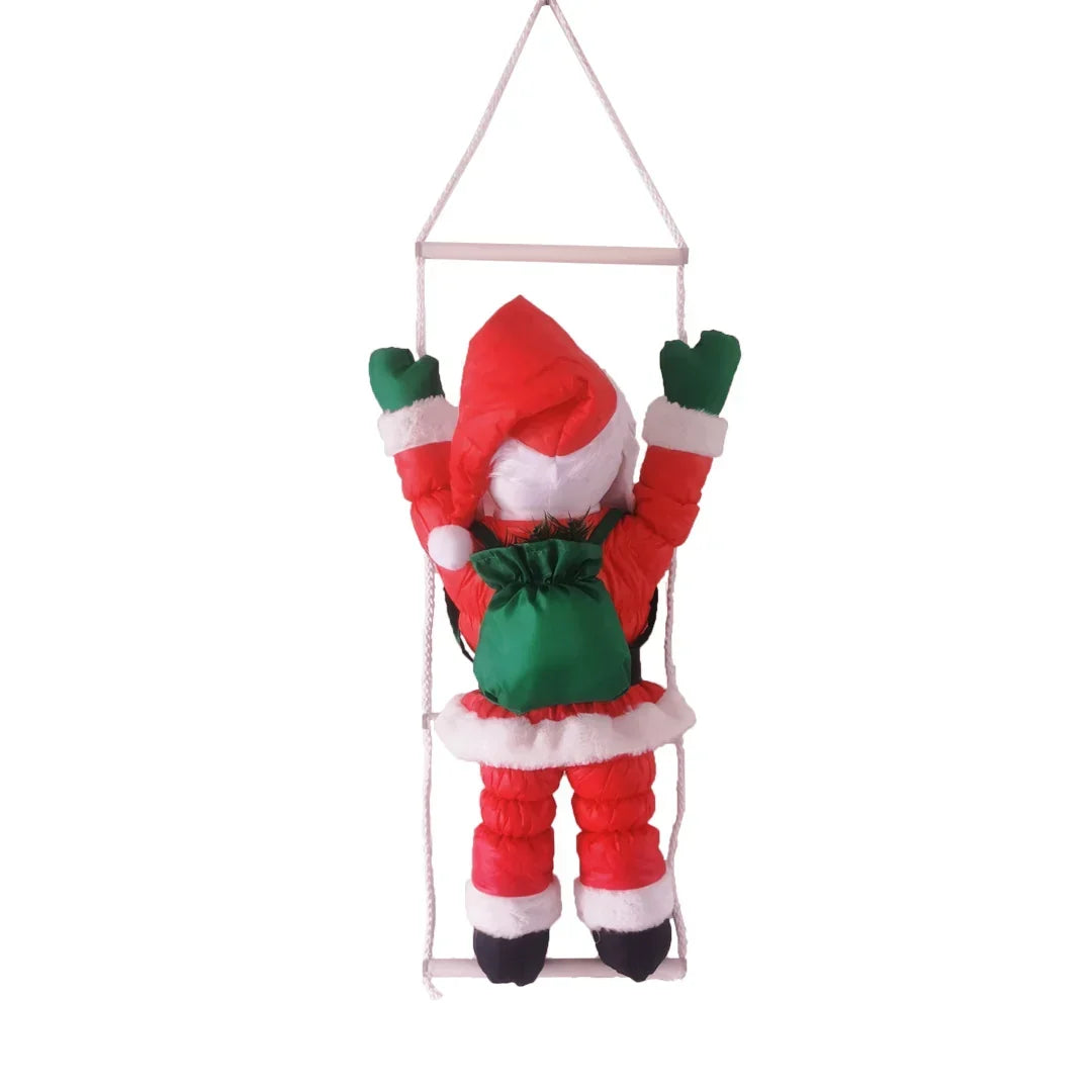 Christmas Ornament Durable Santa & Reindeer Hanging Cord