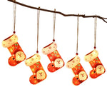 Christmas Ornament Energy-Saving LED Snowflake With Santa