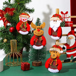Christmas Ornament Felt Reindeer Hanging Rope