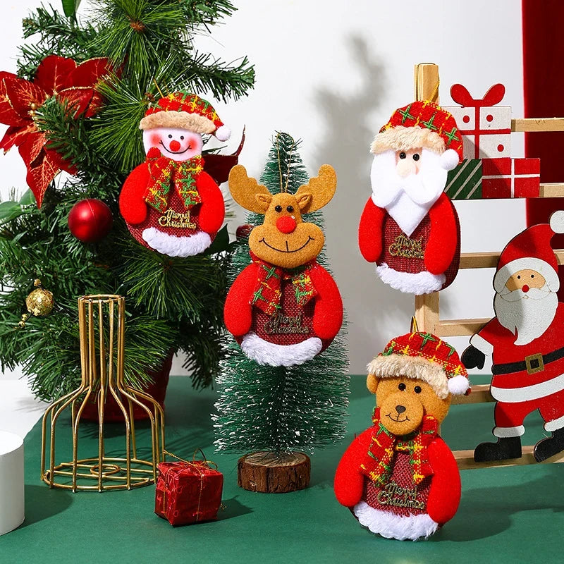Christmas Ornament Felt Reindeer Hanging Rope