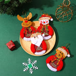 Christmas Ornament Felt Reindeer Hanging Rope
