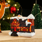 Christmas Ornament Gingerbread House Integrated Warm LED