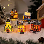 Christmas Ornament Gingerbread House Integrated Warm LED