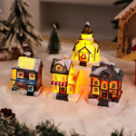 Christmas Ornament Gingerbread House Integrated Warm LED