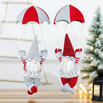 Christmas Ornament Hanging Parachute Santa Durable Fabric