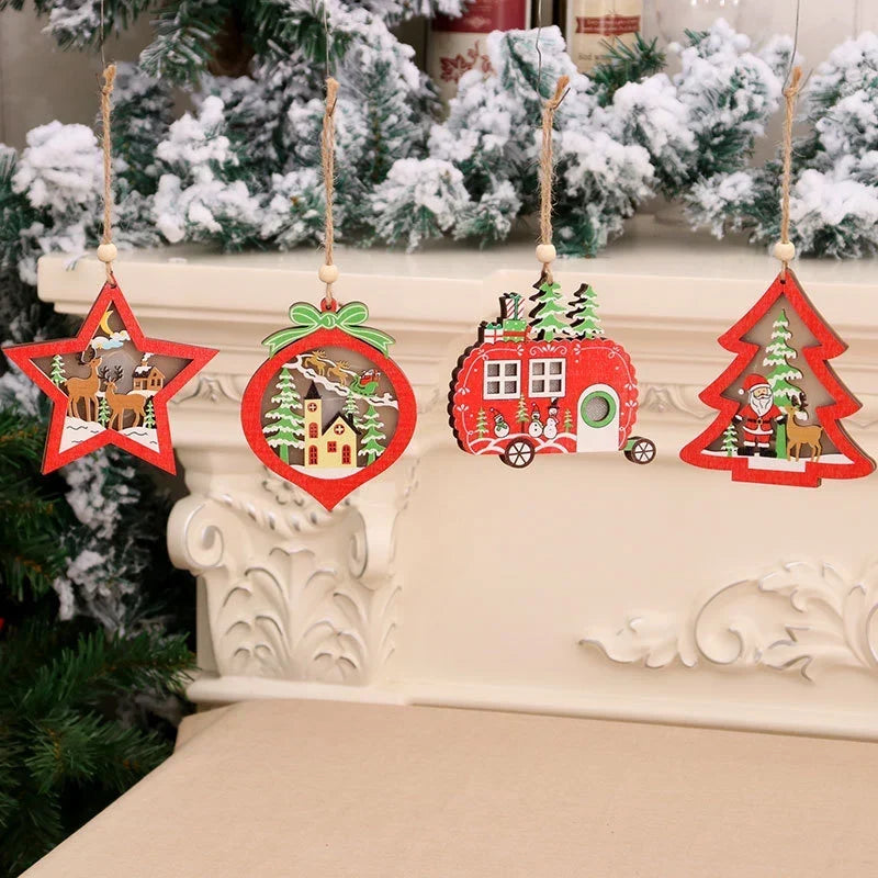 Christmas Ornament Illuminated Battery-Free Easy Hanging