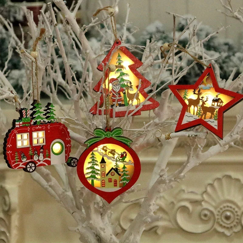 Christmas Ornament Illuminated Battery-Free Easy Hanging