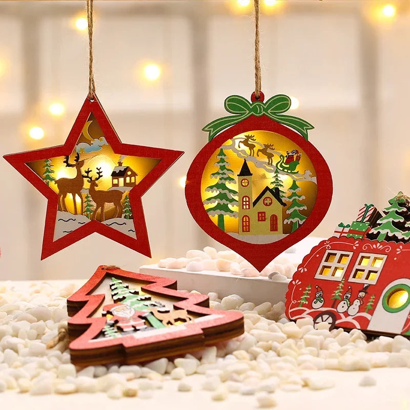 Christmas Ornament Illuminated Battery-Free Easy Hanging