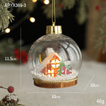 Christmas Ornament LED Snow Globe Design 10 Cm