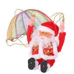 Christmas Ornament Paragliding Santa Lightweight & Eco Friendly