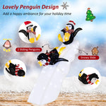 Christmas Penguin Decoration Pre-Lit 130 LED Weatherproof