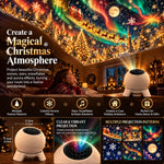 Christmas Projector Light Compact Tabletop Indoor