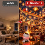 Christmas Projector Light Indoor Festive Motifs Warm Glow