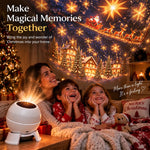 Christmas Projector Night Light USB-Powered Wall & Ceiling Projection