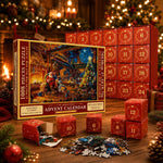 Christmas Puzzle Advent Calendar 1008 Pieces Poster Included