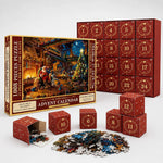 Christmas Puzzle Advent Calendar 1008 Pieces Poster Included