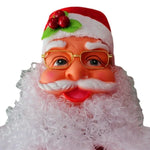 Christmas Santa Figurine Plush Red Suit Durable & Lightweight