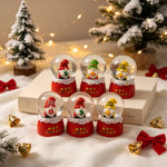 Christmas Snow Globe Shatterproof Glass & Resin Festive Figurines