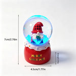 Christmas Snow Globe Shatterproof Glass & Resin Festive Figurines