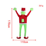Christmas Stocking Grinch Design Spacious Durable Soft Fabric