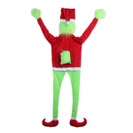 Christmas Stocking Grinch Design Spacious Durable Soft Fabric