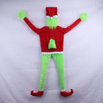 Christmas Stocking Grinch Motif Spacious Soft Fabric & Loop