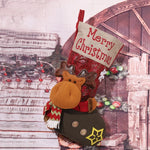 Christmas Stocking Plush Snowman Soft Durable Fabric