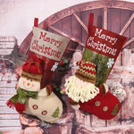 Christmas Stocking Snowman Design Soft Durable Spacious