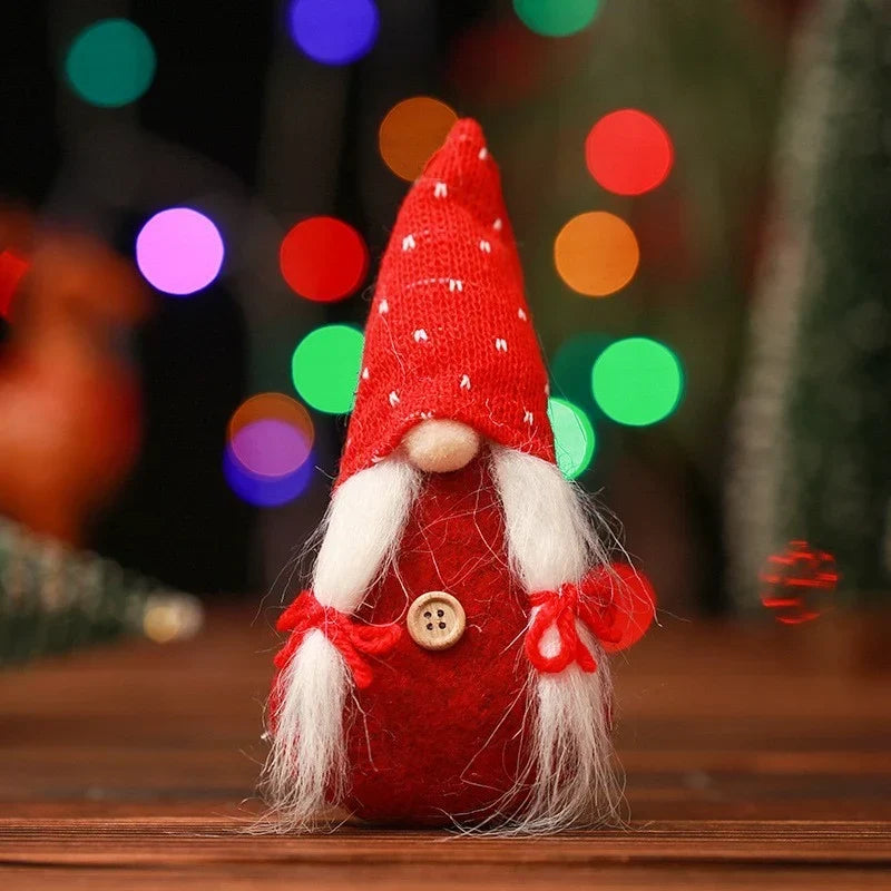 Christmas Tabletop Figure Handcrafted Applique