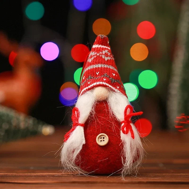 Christmas Tabletop Figure Handcrafted Applique