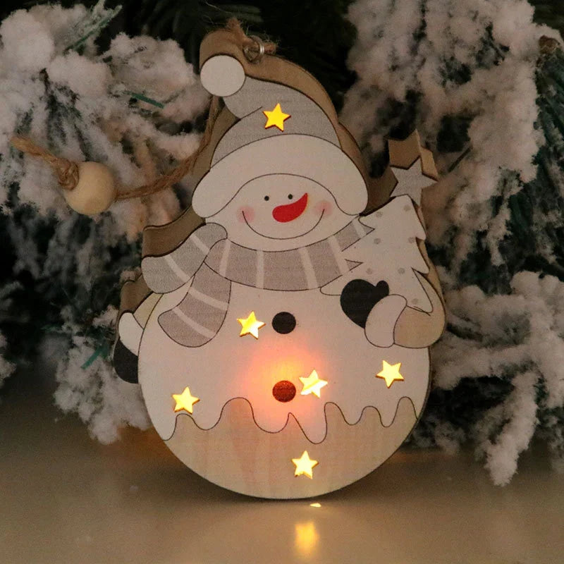 Christmas Tabletop Figurine LED Light-Up Battery Operated