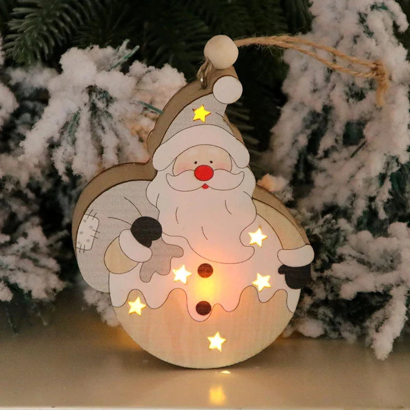 Christmas Tabletop Figurine LED Light-Up Battery Operated