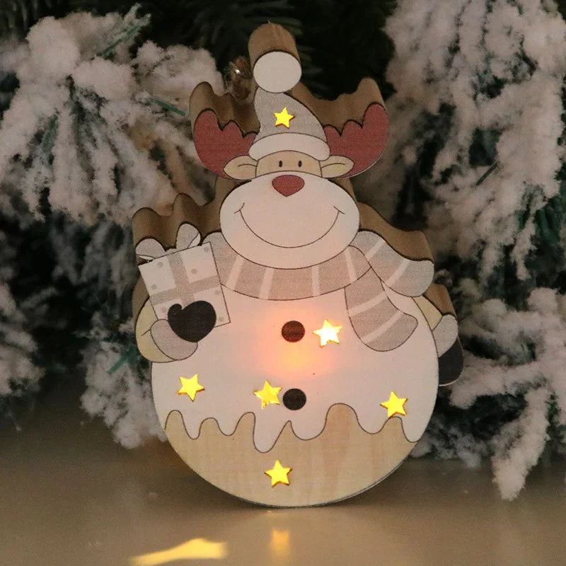 Christmas Tabletop Figurine LED Light-Up Battery Operated