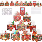 Christmas Train Decoration Sturdy Paper Intricate Figures Tabletop & Mantel
