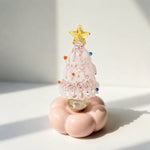 Christmas Tree Decoration Rotating Porcelain Glazed
