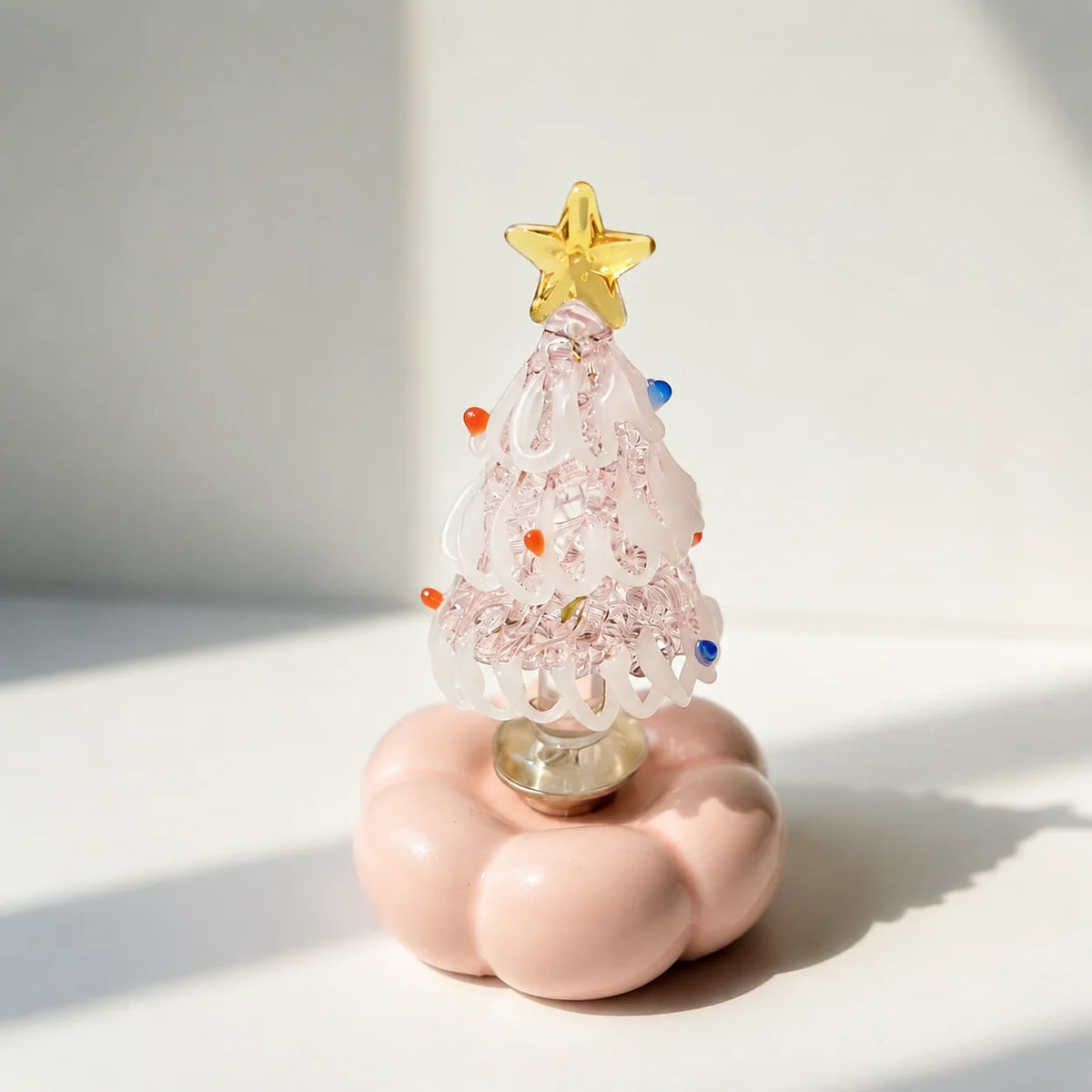Christmas Tree Decoration Rotating Porcelain Glazed