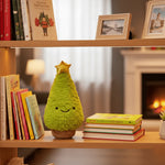 Christmas Tree Figurine Plush Seasonal Decor