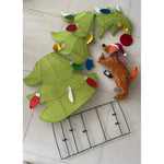 Christmas Tree Glowing Dog Design Colorful LEDs Weather-Resistant