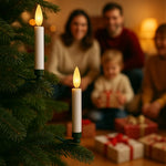 Christmas Tree LED Candles Clip-On Remote Control