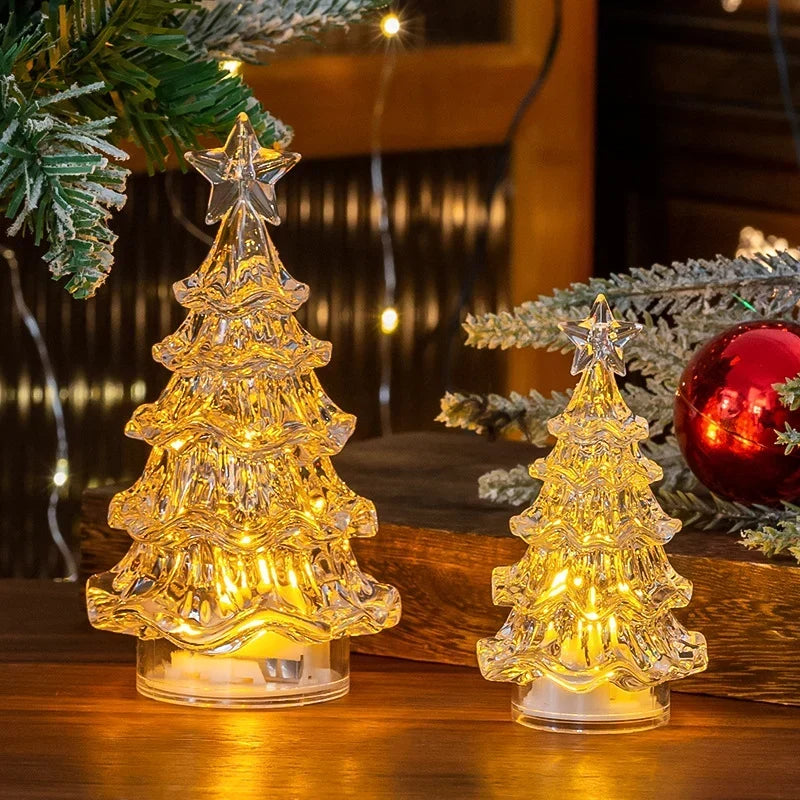 Christmas Tree Lamp Warm LED Compact Tabletop