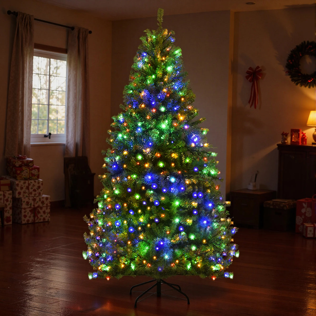 Christmas Tree Pre-Lit 350 LEDs 11 Modes 6 Ft