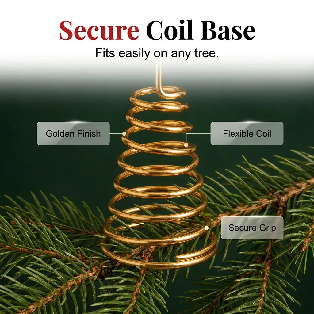 Christmas Tree Topper DIY Kit Pearl & Crystal Accents